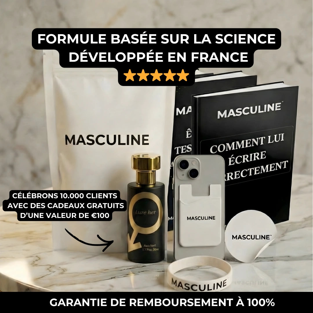 Masculine™ Premium Essence + pack d'accessoires gratuit