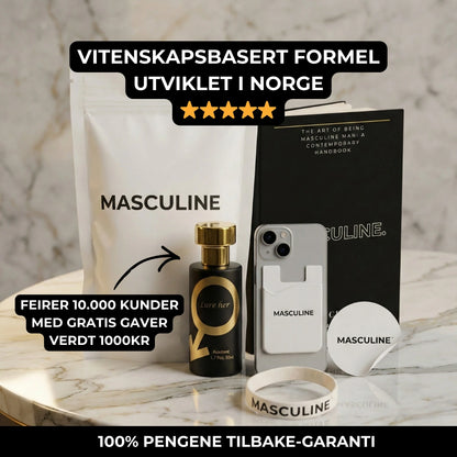 Masculine® - Premium Essence + Gratis Tilbehørspakke