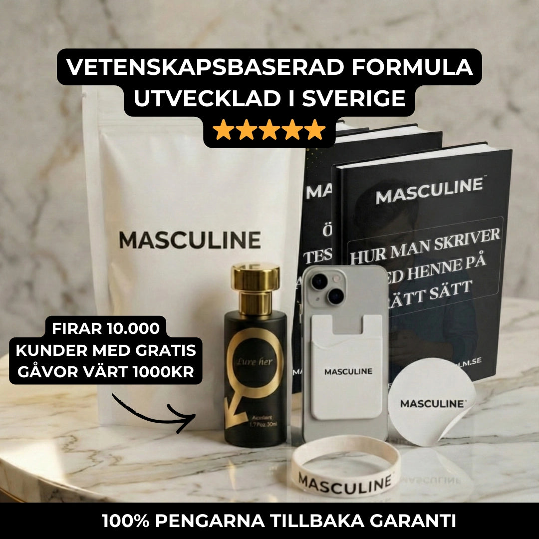 Masculine™ Premium Essence + gratis accessoar paket